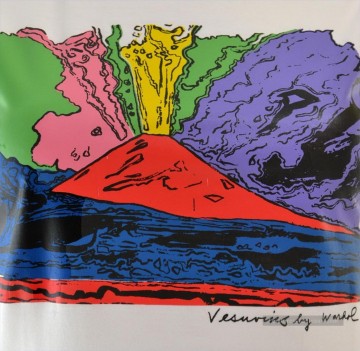 Vesubio 3 Andy Warhol Pinturas al óleo
